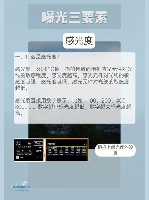 三、感光度（ISO）的巧妙运用