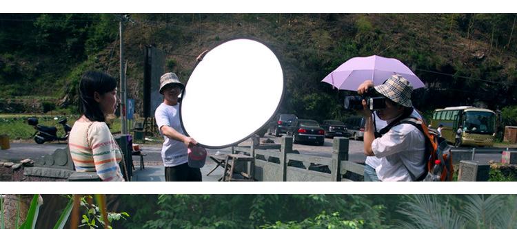 使用反光板进行补光