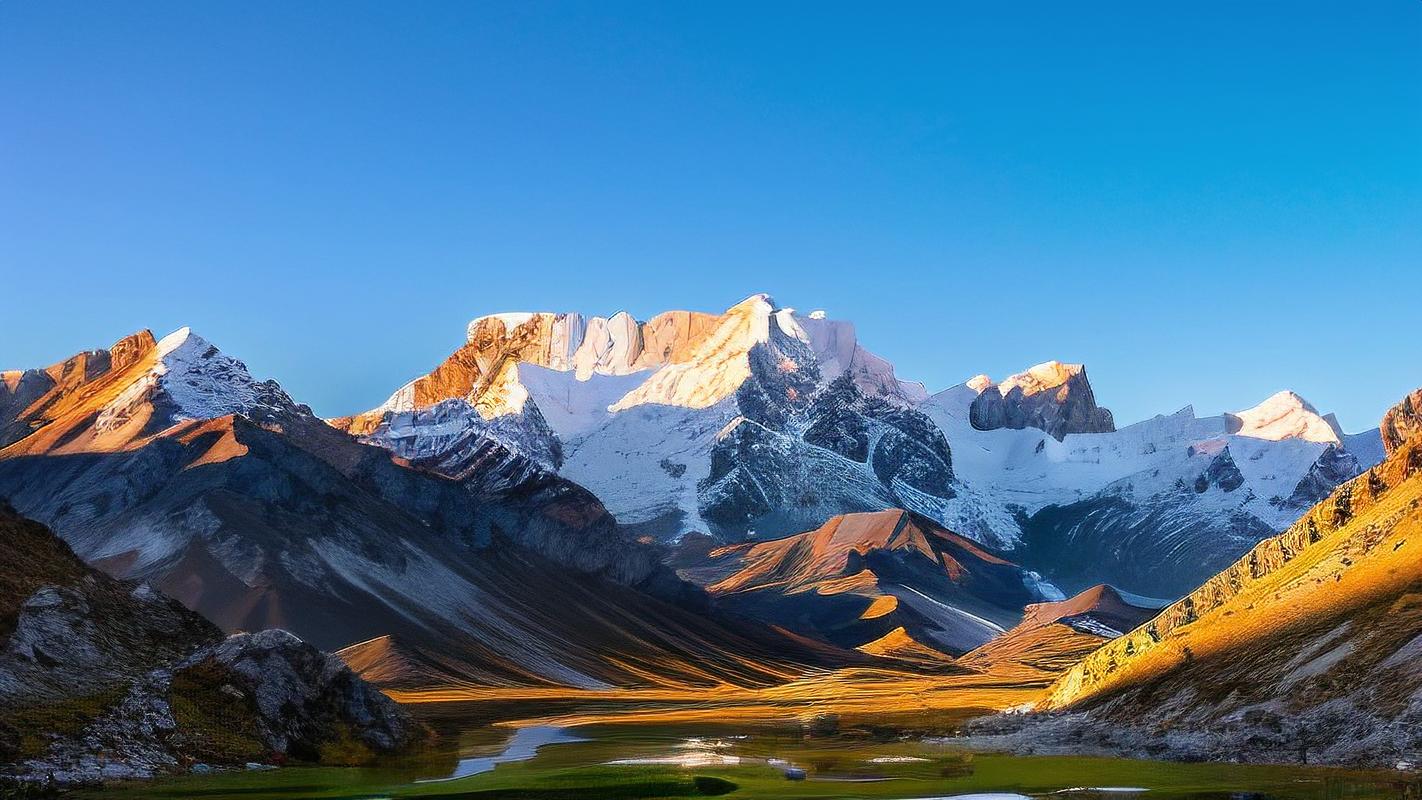 选择远处山峦作为背景增添层次感