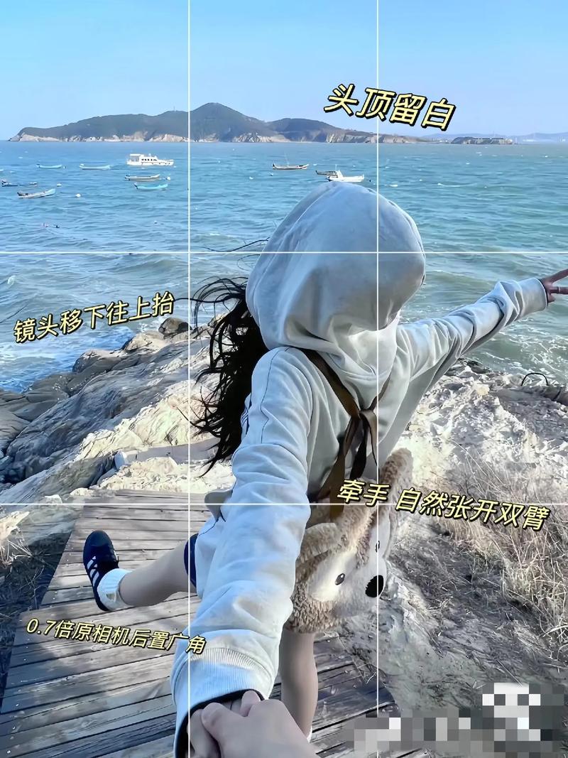 海滩拍照海边建筑构图技巧,海景海浪拍摄