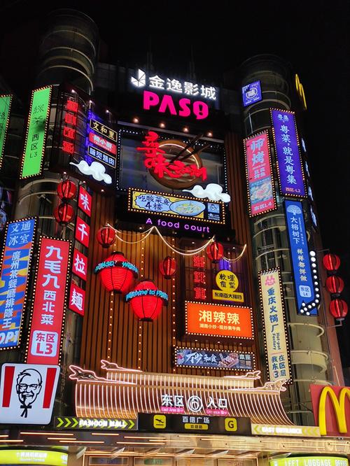 街道拍照店铺招牌夜景拍摄怎么构图