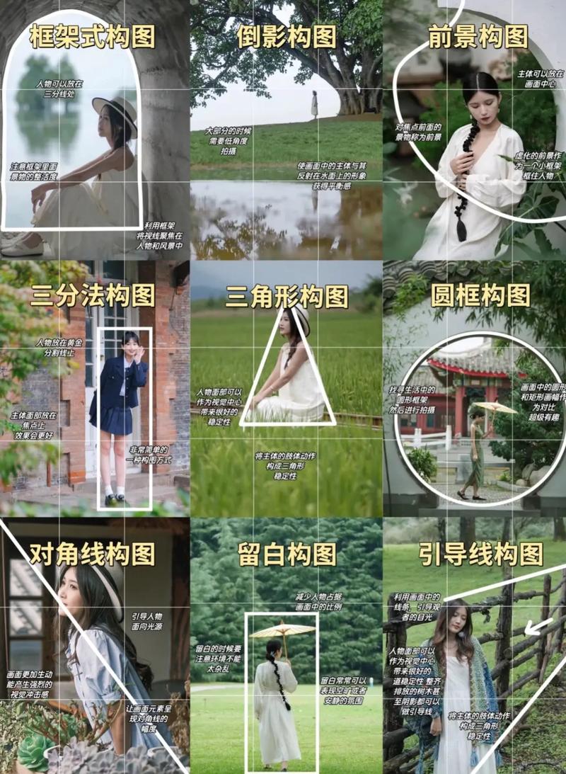 重复构图法与散点构图法的区别