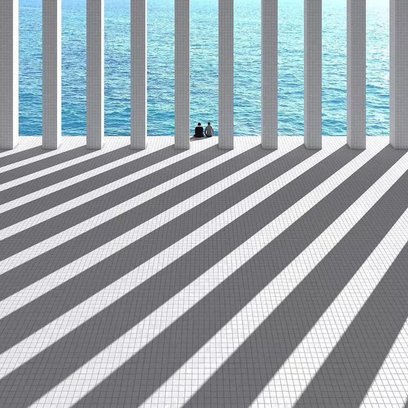 线条引导观众的视线